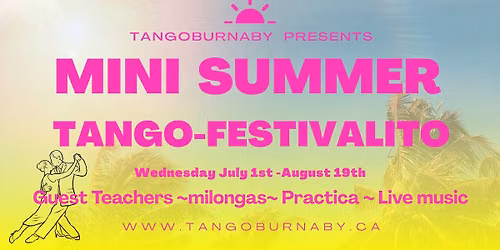  3rd Mini summer Tango Festivalito