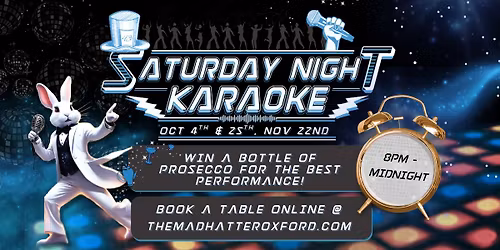 Saturday Night Karaoke!