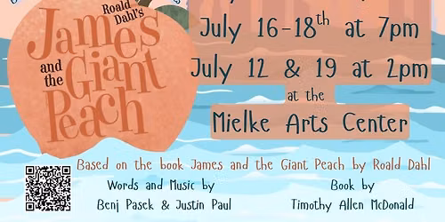 James and the Giant Peach - Box in the Wood Theatre's 2026 Musical