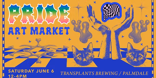 Pride Art Market with Vendors, Food