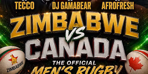 Zimbabwe vs Canada Men\u2019s Rugby After Party
