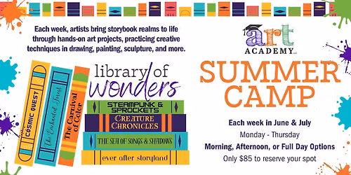 Summer Camp at Art Academy!