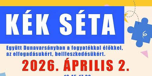 III. K\u00e9k s\u00e9ta Dunavars\u00e1nyban az autizmussal \u00e9l\u0151k\u00e9rt
