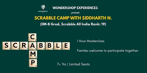 Kids and Adults Scrabble Masterclass