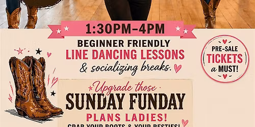 Sunday Funday Beginner Line Dancing Lessons - Hotel at Oberlin