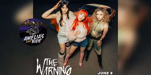 FREE ACOUSTIC FEATURE with the Warning at The Recher, part of Amelia\u2019s \u2018Last Ride\u2019
