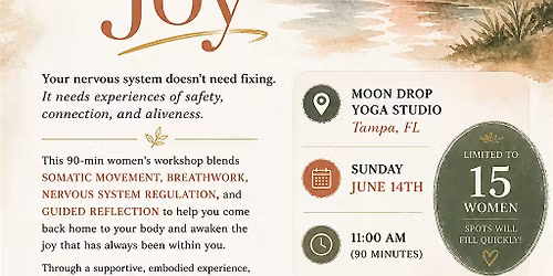 Our Body Remembers Joy - A Women\u2019s Somatic & Breathwork Experience