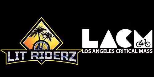 Lit Riderz ride with LA Critical Mass