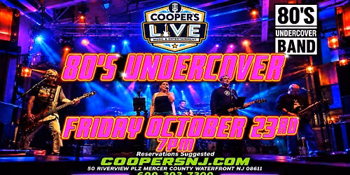 80s UnderCover Band at  Cooper's  Riverview