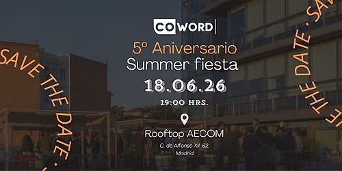 5\u00ba Aniversario Summer Fiesta COWORD