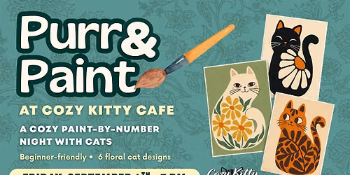 Purr & Paint at Cozy Kitty Caf\u00e9