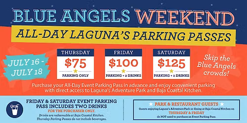 Blue Angels Air Show Parking - Pensacola Beach, FL