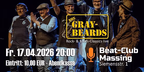 The Graybeards live im Beat-Club Massing am Fr., 17.04.2026