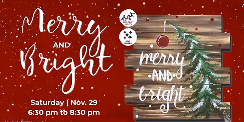 Add Fairy Lights and Glitter! | Merry and Bright