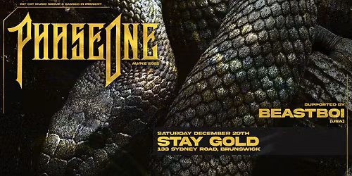 PHASEONE Terranova Album Tour ft. BEASTBOI [USA] | Melbourne