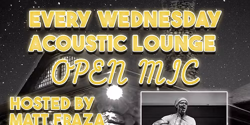 Wednesday Acoustic Lounge Open Mic