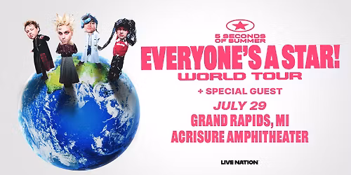 5 Seconds of Summer: EVERYONE'S A STAR! World Tour