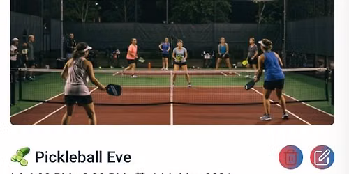 Pickle Ball Night, Beachside