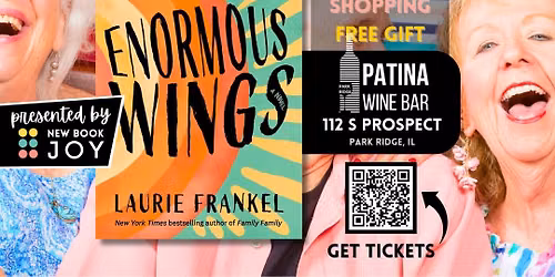 Book Club Tasting Event + Enormous Wings Book Chat w\/ Food + Drinks @ Patina Wine Bar in Park Ridge