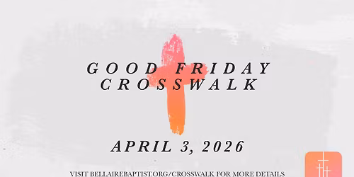 Good Friday Crosswalk