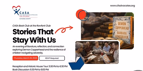 Stories That Stay With Us: CASA Book Club at the Rowfant Club