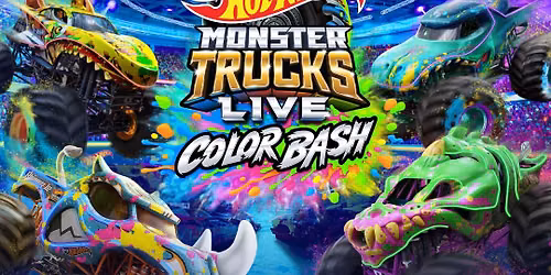 Hot Wheels Monster Trucks Live Color Bash at CURE Insurance Arena