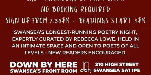 Talisman Poetry & Spoken Word Open Mic - Featured Reader Rhys Hughes