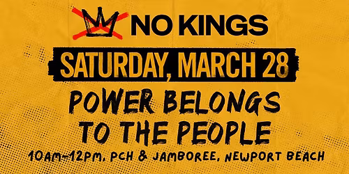 No Kings Newport Beach