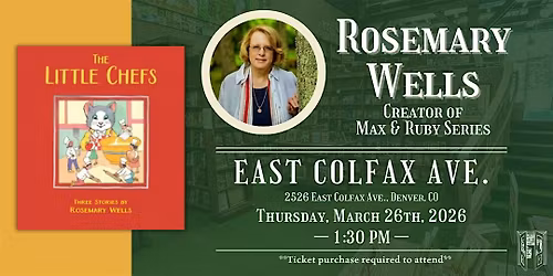 Rosemary Wells Live at Tattered Cover Colfax