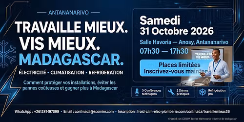 🌟 TRAVAILLE MIEUX. VIS MIEUX. MADAGASCAR. 🌟  🎓 GRAND SÉMINAIRE PROFESSIONNEL