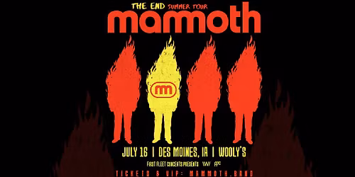 Mammoth - The End Tour at Wooly's