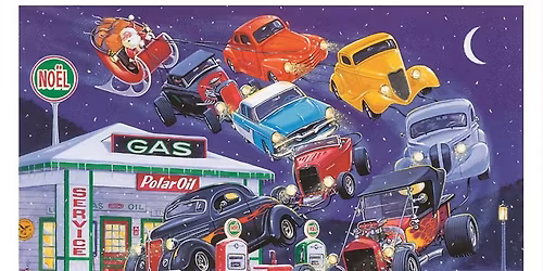 Northside streeterz cars and caffeine at gorilla grind cafe Christmas toy appeal