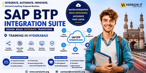 SAP BTP Integration Suite Training in Hyderabad at Version IT | Free Demo