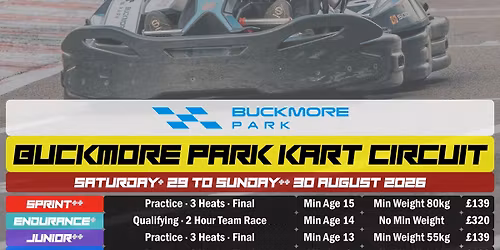 SRK Lidmods Buckmore Park Weekender