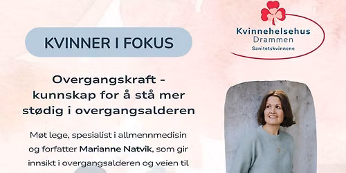 KVINNER I FOKUS: Overgangskraft - kunnskap for \u00e5 st\u00e5 mer st\u00f8dig i overgangsalderen