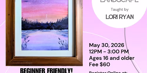 Beginner Watercolor Landscape