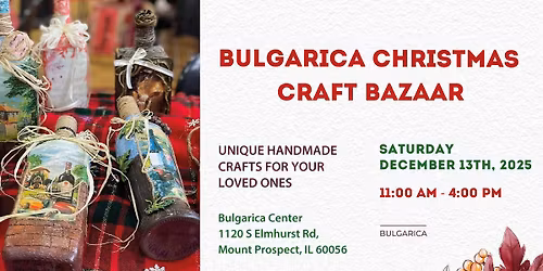 Bulgarica Christmas Craft Bazaar