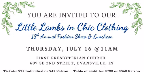 Little Lambs in Chic Clothing Fashion Show & Luncheon