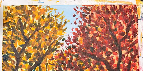 'Red Forest' Sip & Paint