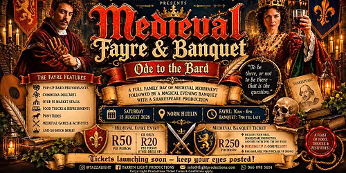 Medieval Fayre & Banquet : Ode to the Bard