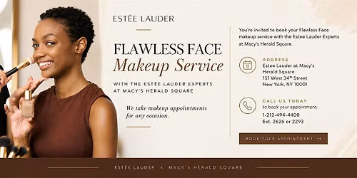 MAKEUP SERVICES AT ESTEE LAUDER, MACY'S- HERALD SQUARE