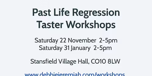 Past Life Regression Taster Workshop