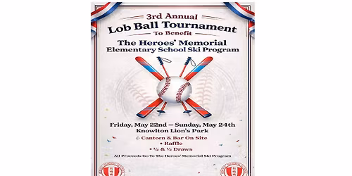 3rd Annual Lob Ball Tournament to Benefit the Heroes' Memorial Ski Program