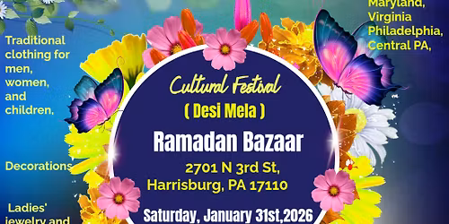 Cultural Festival- Ramadan Bazaar- Harrisburg