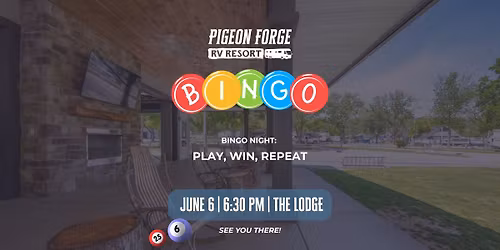 Bingo Night at Pigeon Forge RV Resort