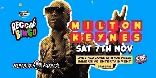 Reggae Bingo - Milton Keynes - Sat 7th Nov