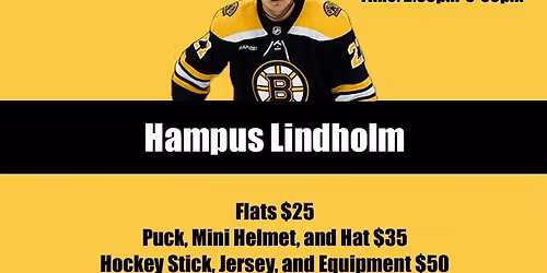 Hampus Lindholm Public Signing