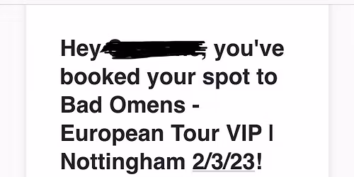 Bad Omens Nottingham Tickets