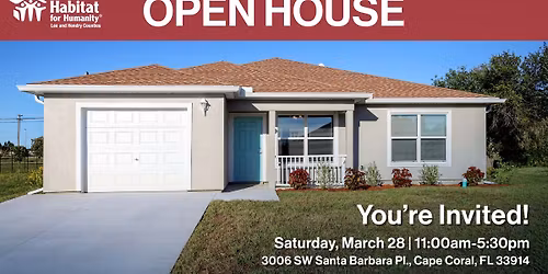 Open House in Cape Coral