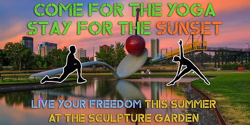 Thursday Sunset Yoga at the Sculpture Garden